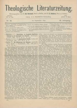 465-471 [Rezension] Spitta, Fr., Die Offenbarung des Johannes, untersucht
