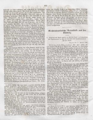 126-128 Kirchlich-politische Actenstücke aus der Schweiz