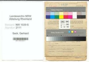 Entnazifizierung Gerhard Sack , geb. 10.08.1891 (Verwaltungsangestellter)
