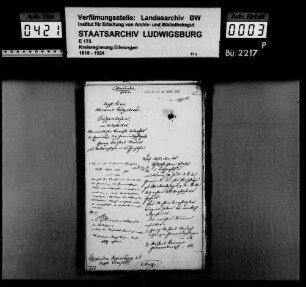 Ortsvorsteher zu Crispenhofen