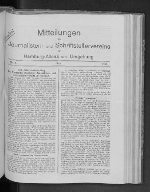 Nr. 5. : April. 1913.