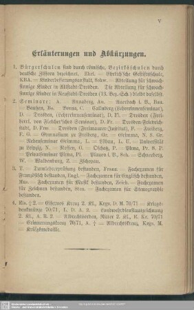 Erläuterungen und Abkürzungen