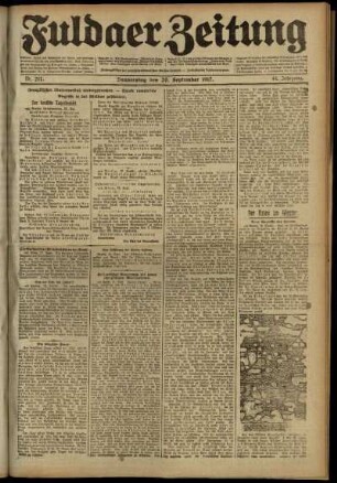 Ausgabe vom Donnerstag, den 20. September 1917.