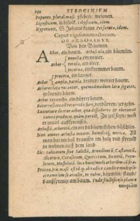 Caput vigesimumoctavum. De Arboribus.