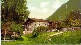 Ansicht des Geburtshauses von Andreas Hofer in St. Leonhard (Passeiertal)