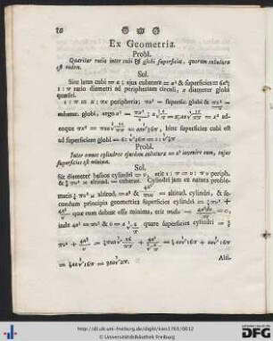 Ex Geometria.