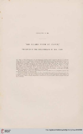 "Les Heures d'Anne de France"