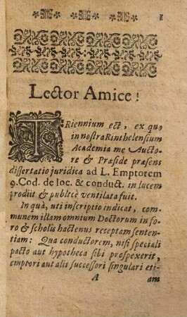 Defensio ... sententiae Kauf hebt Miethe nicht auf