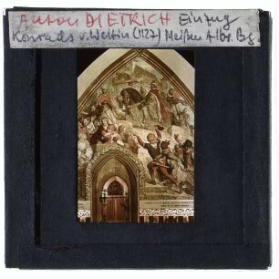 Dietrich, Einzug Konrads des Großen auf die Burg Meißen im Jahr 1125