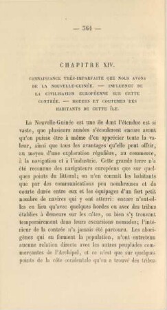 Chapitre XIV. Connaissance très-imparfaite que nous avons de la Nouvelle-Guinée. - ...