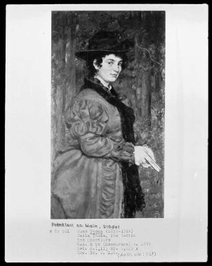 Bildnis der Frau Cella Thoma, der Gattin des Künstlers