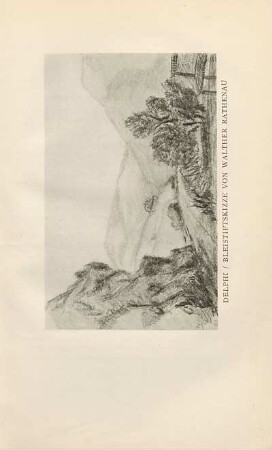 Delphi / Bleistiftskizze