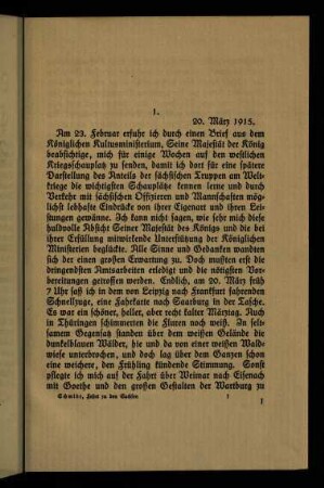 1-20, 1. (20. März 1915) - 3. (22. März 1915)
