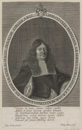Bildnis des Christianus Hofmann ab Hofmanswaldau