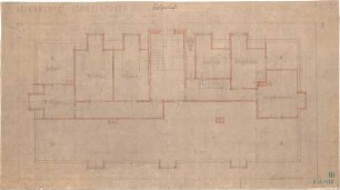 Fischer, Theodor; Schweinfurt (Bayern); Basaltwerke, Verwaltungs-Gebäude - Grundriss DG
