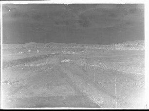Übersicht bei der Schleusenbaustelle Knetzgau. Blick in Richtung Oberstrom.