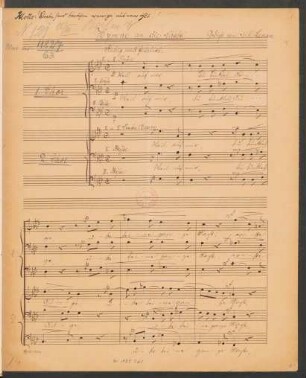 3 Mehrstimmige Gesänge; Coro maschile (2)