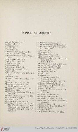 Indice Alfabetico