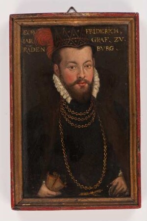 Miniaturporträt des Markgrafen Georg Friedrich von Brandenburg-Bayreuth-Ansbach