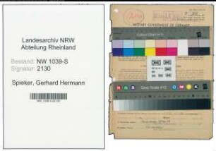 Entnazifizierung Gerhard Hermann Spieker , geb. 09.02.1894 (Polizeibeamter)