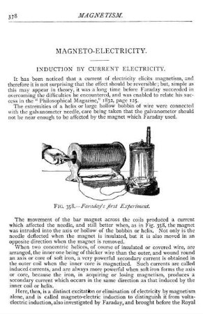 Magneto-Electricity.