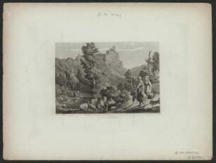 Ansicht von der Burgruine Neideck, Stich, um 1840 : Burg Neidek / Gez. v. L. Richter. Gest. v. L. Beyer. - [S.l.] , [um 1840]. - 1 Kunstbl. : Stich ; 16 x 10 cm