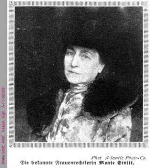 Porträt von Marie Stritt