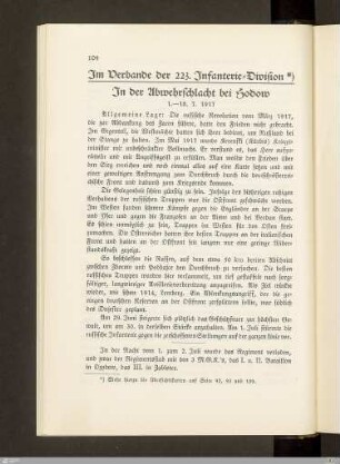 Im Verbande der 223. Infanterie-Division