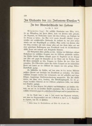 Im Verbande der 223. Infanterie-Division