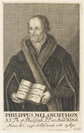 Bildnis des Philippus Melanchthon
