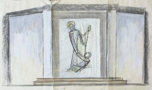 Entwurf für ein Mosaik Friedhofskapelle Hellern