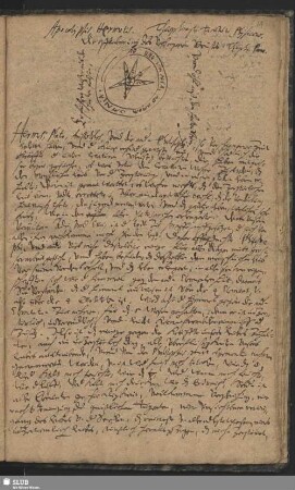 Bl. 14-18. Apocalypsis Hermetis. Theophrasti Tinctura Physicorum. Die Offenbarung des verborgenen Geistes Tbeophr. Parac.