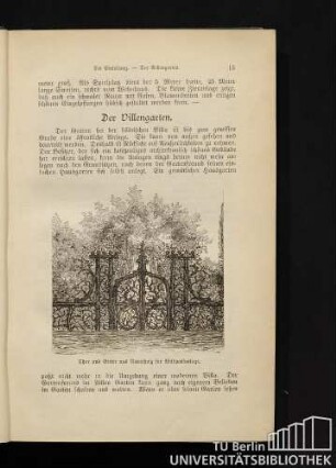 Der Villengarten.