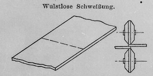 Wulstlose Schweißung : Technikgeschichte | Industrie und Technik | Schmieden und Schmiede-Einrichtungen