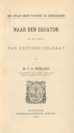 [1]: Naar den Equator : met een voorspel: van pastoor soldaat