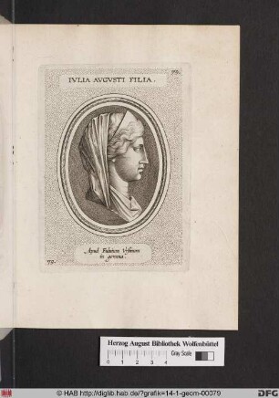 Porträt der Julia, Tochter des Augustus.