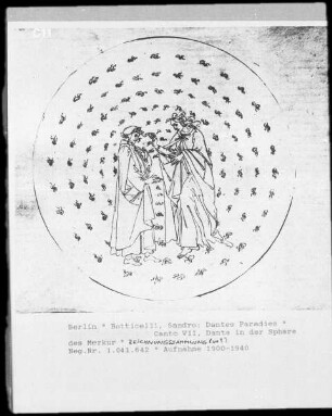 Dantes Paradies, Canto VII, Dante in der Sphäre des Merkur