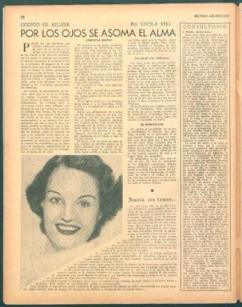 Por los ojos se asoma el alma : Código de belleza