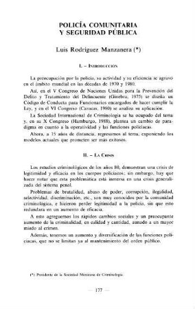 177-190, 13. Policía comunitaria y seguridad pública