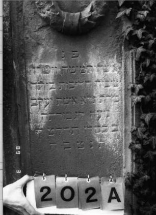 Grabstein 202 (Index: 100093635) Maße HxBxT: 198x58x25 cm Symbolik: Kranz: Grabstein 202A