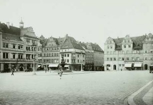 Torgau, Marktplatz : Torgau. Marktplatz. Ansicht von Südosten