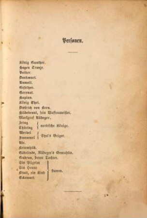 Die Nibelungen : ein deutsches Trauerspiel in drei Abtheilungen, 2.. Kriemhild's Rache