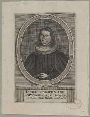 Bildnis des Daniel Zimmermann