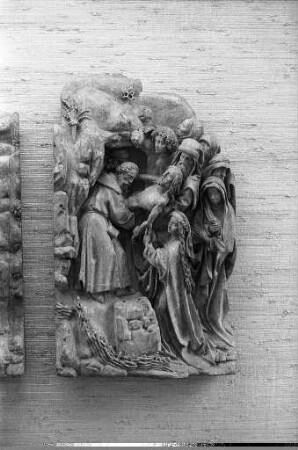 Holzrelief "Grablegung Christi" im Badischen Landesmuseum