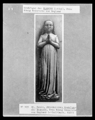 Grabfigur der Blanche, Ehefrau Heinrichs von England?
