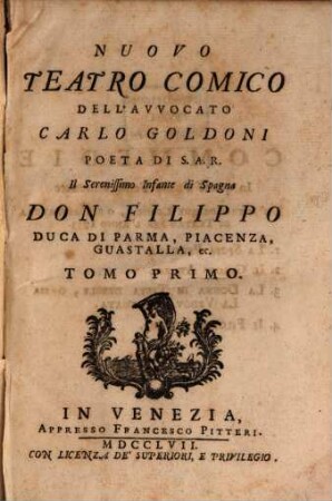 Nuovo Teatro Comico, 1
