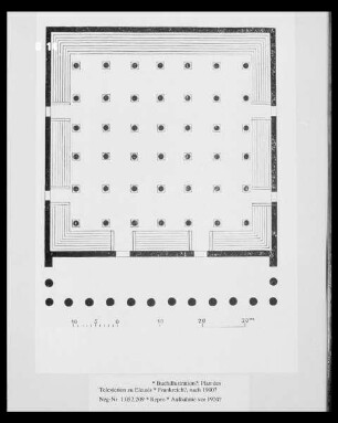Buchillustration?: Plan des Telesterion zu Eleusis