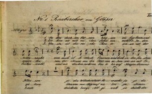 Bibliothek für Quartetsänger : eine Sammlung neuer mehrstimmiger Original-Gesänge ohne Begleitung, 2. Tenor II