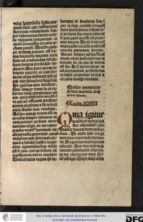 Qualiter ammonendi sunt iuvenes atque aliter seneo, capitulum XXIII.