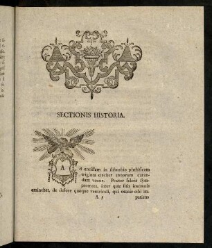 5-16, Sectionis Historia. - Sectio II. Tentamen Symptomata Morbi Explicandi.